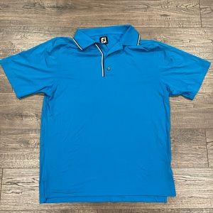 Men’s M FootJoy blue polo shirt